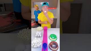 colorful cake vs white food ice cream funny viralvideo ytshorts [upl. by Mok]