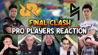 SHOCKED😱 PRO PLAYERS REACTION TO RRQ VS BLACKLIST FINAL CLASH [upl. by Mimajneb]