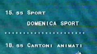 Rullo programmi di Italia 1 del 15 dicembre 1985 [upl. by Awahsoj]