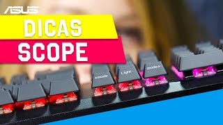 Como configurar seu teclado ASUS Scope [upl. by Sremmus]