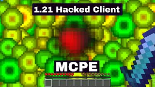 The LEGIT Best HACKMENU Client for MCPE 121 [upl. by Llerat201]