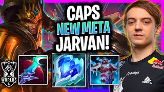 CAPS TRIES NEW META JARVAN IV WORLDS BOOTMCAP  G2 Caps Plays Jarvan IV Mid vs Akali [upl. by Elleinad826]