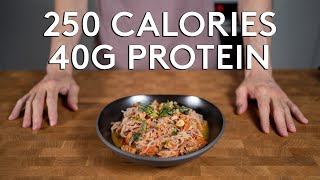 Low Calorie High Protein Pasta Recipe  Healthy Spaghetti with Tuna [upl. by Haberman435]