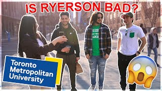 Interviewing Toronto Metropolitan University Students formerly known as Ryerson University [upl. by Dubenko]