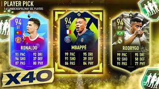 FIFA 22 40 x Guaranteed Year in Review Player Pick Packs [upl. by Felice]