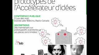 Midi Lab présentation des prototypes de lAccélérateur didées de RadioCanada [upl. by Ahsillek]