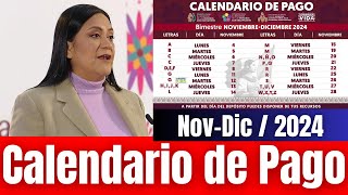 Buenas Noticias Ya Salió El Calendario de PAGO de los PROGRAMAS Del BIENESTAR NoviembreDiciembre [upl. by Ahsiuqet]