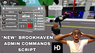 NEW Brookhaven Trolling Admin Commands Script Hack  TROLL KIDS 😆 FluxusHydrogenArceus X Mobile [upl. by Garnet392]