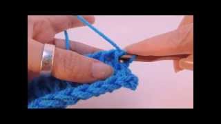 Tunisian Crochet Full Stitch aka Mesh Stitch [upl. by Nodnyl]