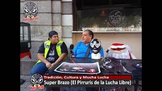 El Rincón de la Lucha desde la CDMX con el Super Brazo El Pirruris de la Lucha Libre [upl. by Ninerb]