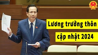 Mức lương mới trưởng thôn tổ trưởng dân phố 2024 [upl. by Eneleuqcaj381]