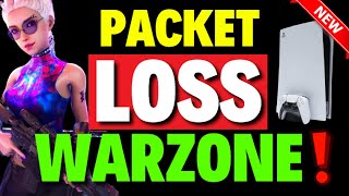 How to Fix Packet Loss Warzone PS5 [upl. by Scoville]