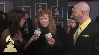 Megadeth on the GRAMMY red carpet  GRAMMYs [upl. by Terence798]