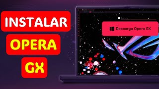 ¡DEJA de usar navegadores lentos Opera GX es el MÁS RÁPIDO [upl. by Ttik]