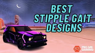 Stipple Gait Designs amp Color Combinations Rocket League [upl. by Drawd]