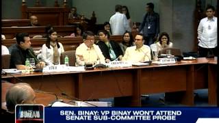 Why VP Binay will never attend Senate probe [upl. by Janet758]