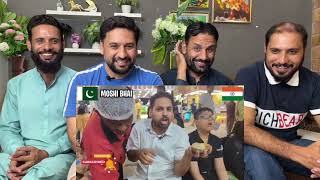 Pakistani eating street food in Mumbai  Juhu Beach street food  Indian street food PAKISTANI REACT [upl. by Florentia668]