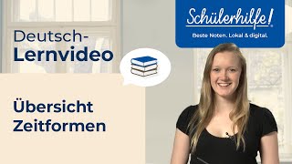 Übersicht Zeitformen  Grammatik 🎓 Schülerhilfe Lernvideo Deutsch [upl. by Sofer]