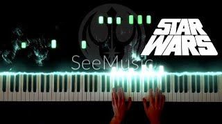 The Force Theme  Star Wars A New Hope  Piano Version [upl. by Sands810]