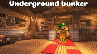 Bouw je eigen ondergrondse bunker in Minecraft 20 [upl. by Refitsirhc940]