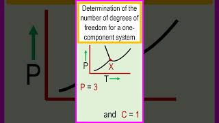 For a onecomponent system phase diagram calculate the number of degrees of freedom chemistry [upl. by Ynnol684]