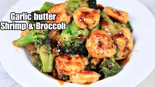 Shrimp and Broccoli in Garlic Butter Sauce  This Is My Favorite Way To Cook Broccoli [upl. by Macario]