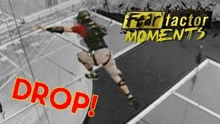 Fear Factor Moments  Suspended Floor Drop [upl. by Tamar612]