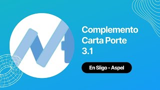 Carta Porte 31 con los sistemas siigo  Aspel [upl. by Mansfield]