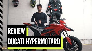 DUCATI HYPERMOTARD 821  REVIEW COMPLETO [upl. by Kiki718]