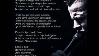 CANCIÓN Acrostico para MARTIN ELIAS Compuesta por el Artista Chico Soto [upl. by Banna]