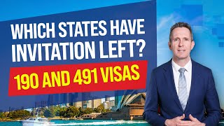 Immigration News  Which States Have Invitation Left 190 or 491 Visas [upl. by Eidnim]