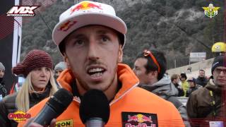 MX Int Italian Championship 13  Arco di Trento  Cairoli Interview [upl. by Nazario297]