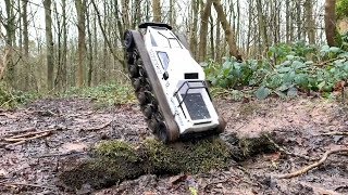 RC Ripsaw EV2 Metal tracks amp mud [upl. by Troxell]