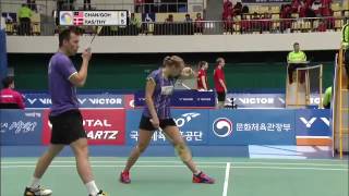 Victor Korea Open 2016  Badminton QF M4XD  ChanGoh vs RasThy [upl. by Alodee]