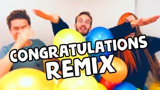 PewDiePie  Congratulations Remix with Lyrics [upl. by Etteinotna471]