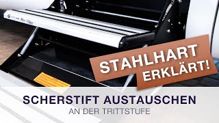 Concorde STAHLHART erklärt – Scherstift austauschen [upl. by Vidda]