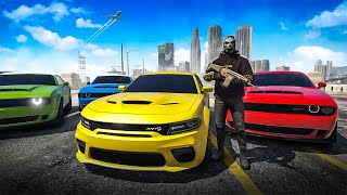 Cops HATED My Dodge Demon Gang in GTA 5 RP [upl. by Finer]