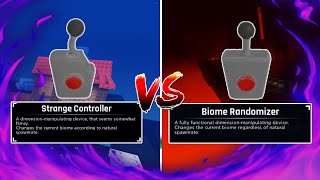 BIOME RANDOMIZER VS STRANGE CONTROLLER WHATS THE DIFFERENCE  Sols RNG [upl. by Akyre]