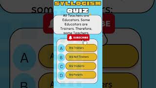 Syllogism Practice Questions 13  Syllogism Reasoning Tricks  Genius Gird Syllogism reasoning [upl. by Nnylaehs]