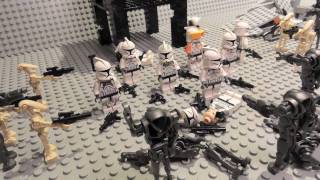 LEGO Star Wars Battle of Mygeeto Brick film [upl. by Bradstreet544]