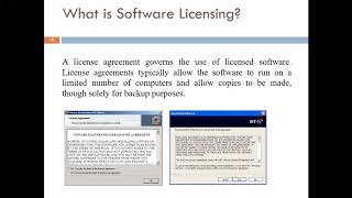 Professional Practices  Software License [upl. by Dyraj]