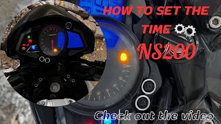 “NS 200 Setting the Bike Meter Time” Callmehvlogs [upl. by Elaen]