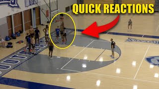 Basketball Drill for Passing Layups and Defense QUICK DECISIONS [upl. by Mela136]