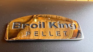 Broil king crown 500 pellet grill [upl. by Yrahk]