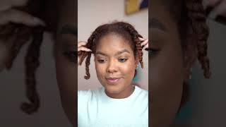 Quick GRWM for my girlies that love a natural glow amp curls combo 😌🫶🏾 naturalhair makeup grwm [upl. by Irac]