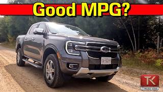 Is the Ford Ranger Better with 27L EcoBoost V6 2024 Ford Ranger Lariat V6 First Drive  MPG Test [upl. by Erbma]