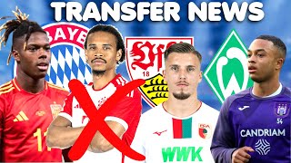 Williams für Sané Demirovic VFB Fix  Guirassy News  Bremen holt Sardella [upl. by Airalav187]