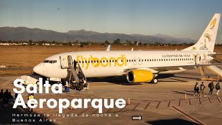 ✈️ SALTA AEROPARQUE  FLYBONDI  HERMOSA LLEGADA 🛩 A BUENOS AIRES [upl. by Tegdirb]