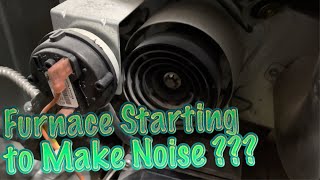 CARRIER FURNACE INDUCER FAN MAKING NOISE DIY [upl. by Suoivatra]