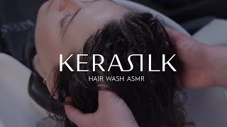 ASMR Relaxing Hair Wash Day Routine  KERASILK [upl. by Airogerg]